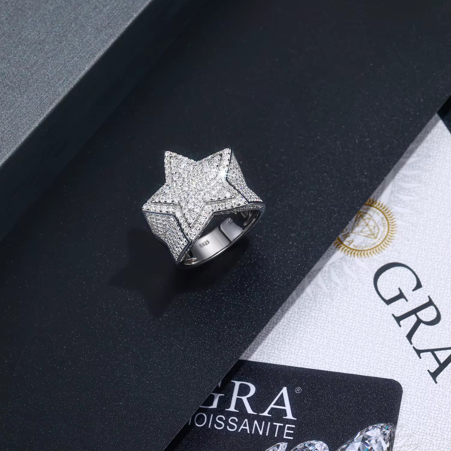 Iced Star Ring