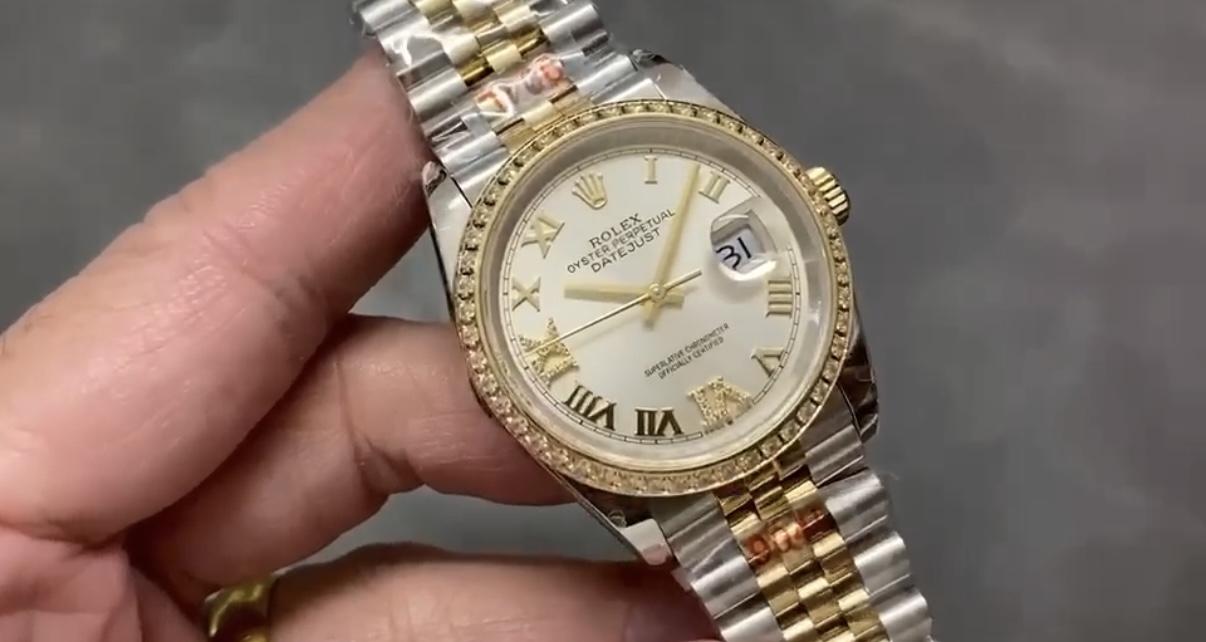 Rolex Datejust Roman Two-Tone